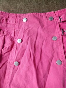 PINK MINI DENIM SKIRT 💗