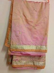 light Orange Saree