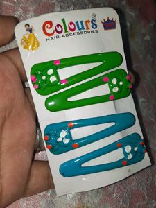 Cute Hair Clips for Girls Pack of (2 pairs)
