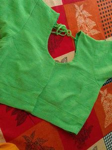 Elegant Green Saree with Embellishments