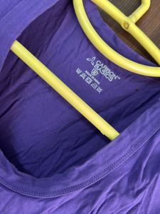 Purple T-Shirt Dress