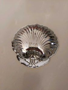 Decorative Silver Shell Trinket Dish