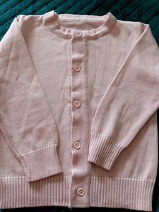 Chic Pink Knit Cardigan