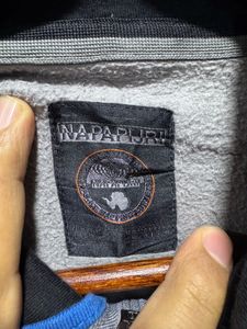 Napapijri Blouson Grey Zipup Warm Fleece