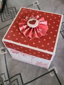 Handmade Valentine's Day Explosion Box