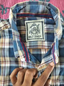 Blue Checks Full Hands Shirt