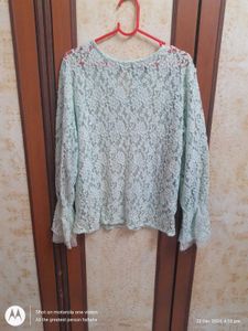 Green Net Top