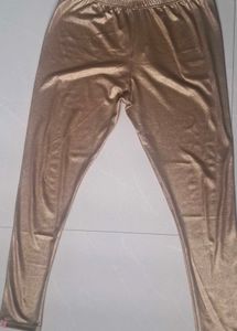 Gold Metallic Leggings