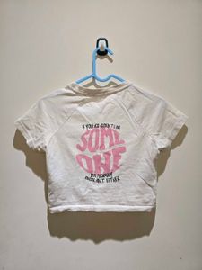 Bulldog Graphic crop tshirt bonkers co