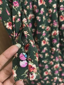 Floral Print Mini Dress