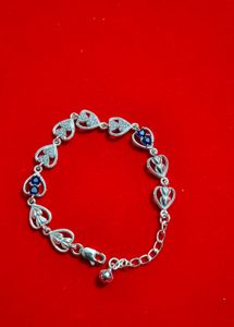 Heart Charm Bracelet pure silver