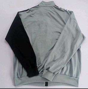 Adidas Track Jacket in stylish black &amp; grey