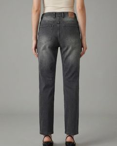 Grey Washed Denim Jeans
