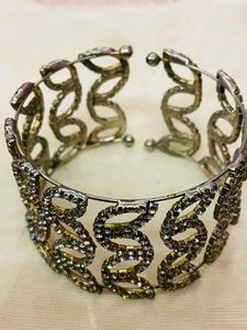 Sparkling Rhinestone Cuff Bracelet