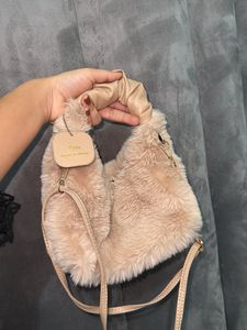 Chic Plush Shoulder Bag