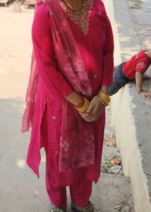 Beautiful Pink Kurta Set