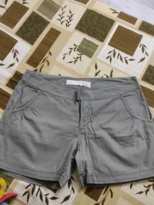 Grey Casual Shorts