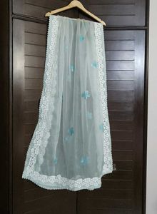 Pastel Green Kurta Set with Dupatta