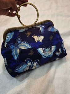 Vintage Butterfly Clutch Bag