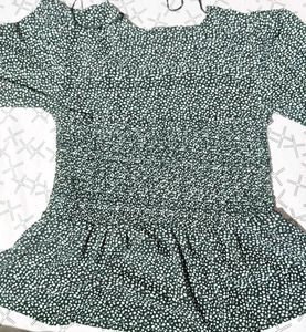 Stylish Black Peplum Top