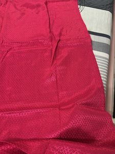 Elegant Red Textured Kurta