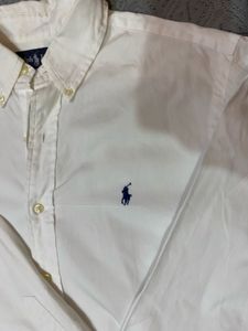 Classic Polo Ralph Lauren White Button-Down Shirt