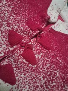 Unique Knit Button-Up Cardigan