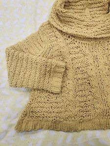 Mustard Yellow Knit Sweater