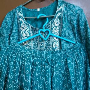 Beautiful Teal Kurta Set