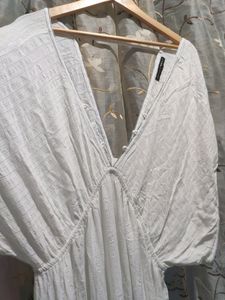 White Backless Long Dress