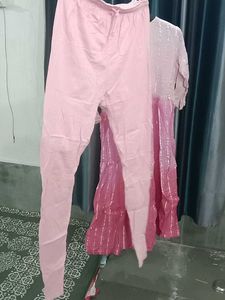 Chic Tiered Ombre Pink Dress