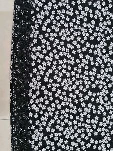 Floral Print Top with Lace Trim