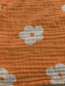 Cute Orange Floral Dress