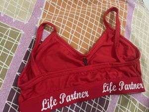 Red Sports Bra