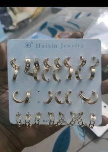 Roslynd Gold Tone Hoop Earring 22 Sets