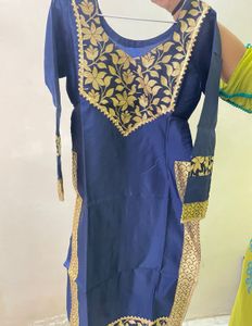 Kurta&trouser With Banarasi Dupatta