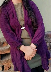 Purple Knit Cardigan🎀