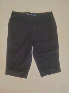 Imported Black Capri Shorts