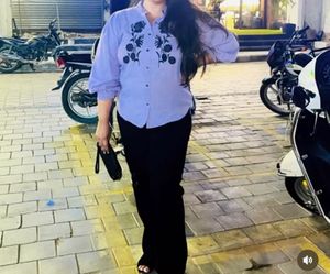 Floral Embroidered Shirt
