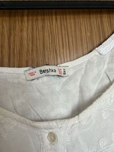 White Embroidered Cami Top