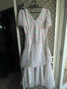 Floral Tiered Midi Dress