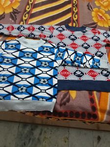 Boy's Patterned Sweatshirts (Set of 2)