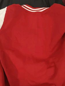 Red &amp; White Varsity Jacket | S size