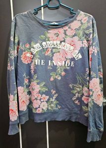 Floral Print Sweatshirt