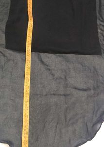 Elegant Black Sheer Naqab face piece double cover