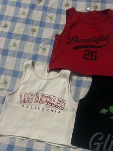 Bundle of 3 Graphic Tank Tops