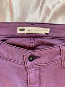 Levi’s Purple Leggings Jeans