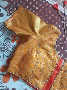new orange and gold Blouse