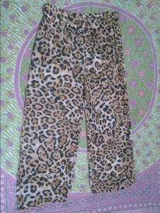 Leopard Print Palazzo Pants
