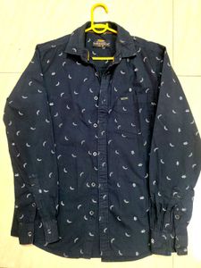 Men Formal Shirt -Navy Blue
